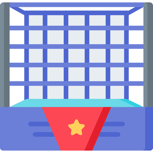 Ring sport fight cage icon