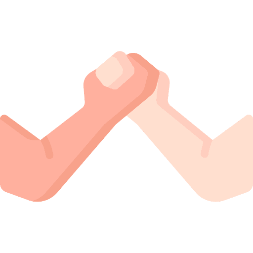 Wrestling hands wrestling fighter icon