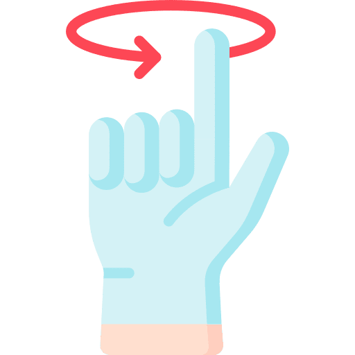 Injury hands and gestures hand signal icon