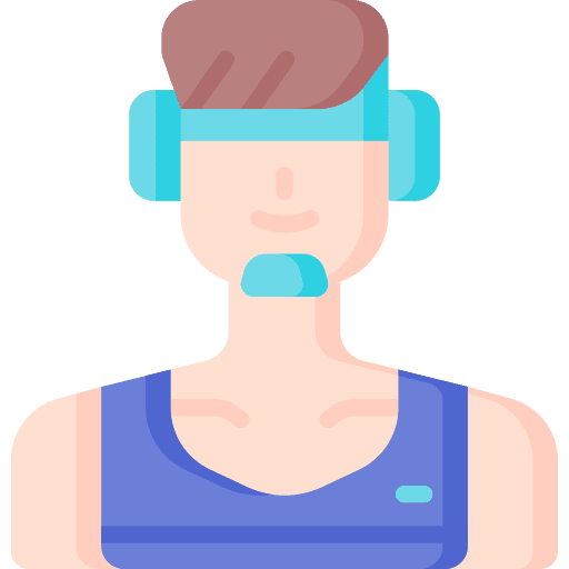 Wrestler caucasian people avatar icon