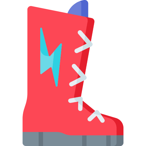 Shoes sports and competition shoes wrestling icon