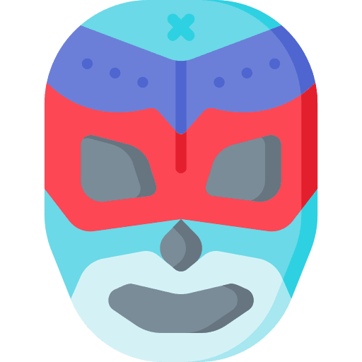 Wrestling wrestler mask sports and competition icon