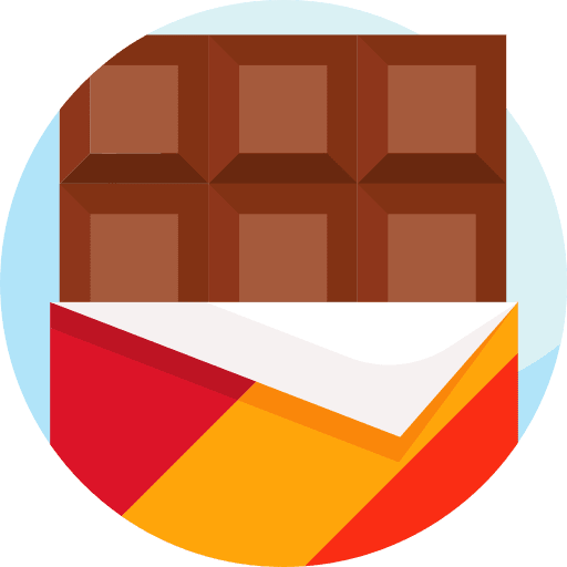 Chocolate chocolate snack sweet icon Chocolate chocolate snack sweet icon