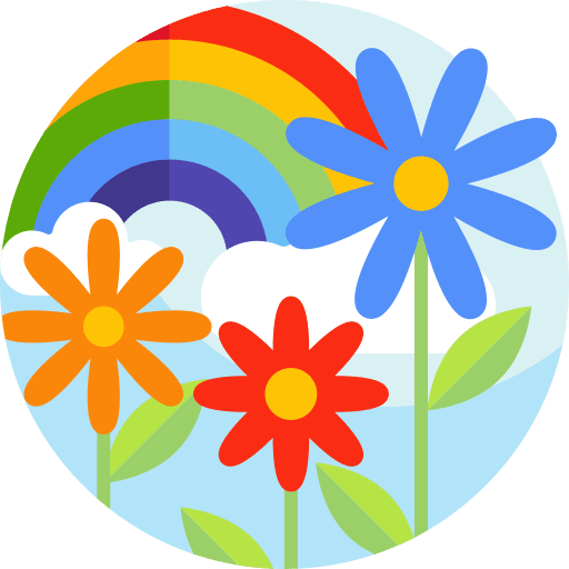 Happiness nature spring happiness icon