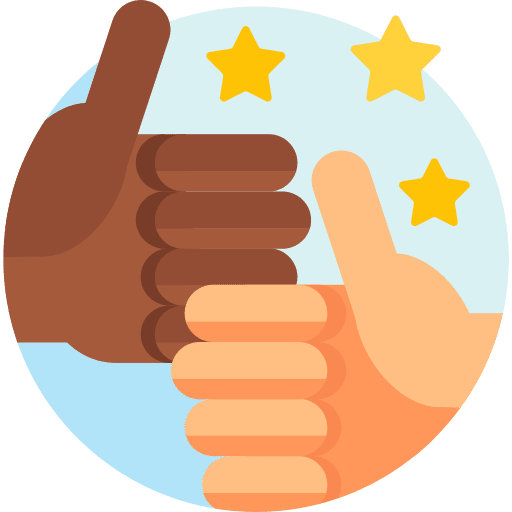 Like ui hands and gestures good review icon