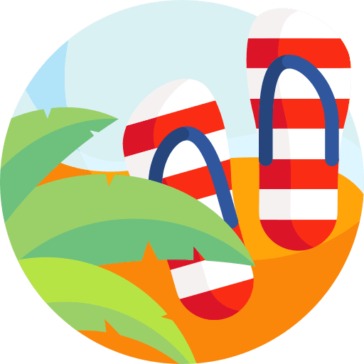 Beach shoes flip flop beach icon Beach shoes flip flop beach icon