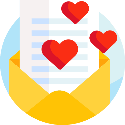 Love letter email heart valentines day icon Love letter email heart valentines day icon