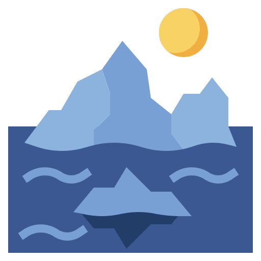 Glacier sun iceberg glacier icon Glacier sun iceberg glacier icon