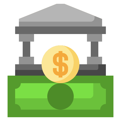 Banking business and finance savings business icon