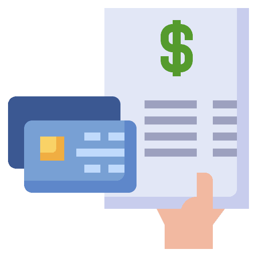 Credit card payment method debit card credit card icon