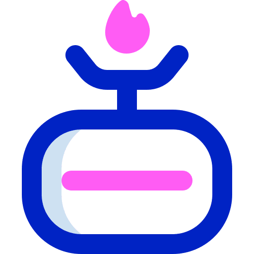 Camping gas food and restaurant flame fire icon Camping gas food and restaurant flame fire icon