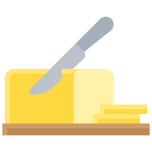 Butter knife kitchen pack food and restaurant icon