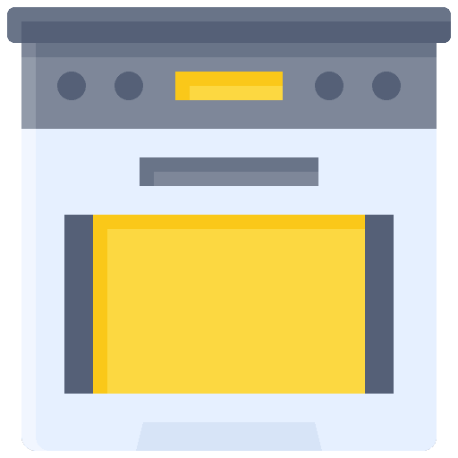 Oven kitchen stove tools icon