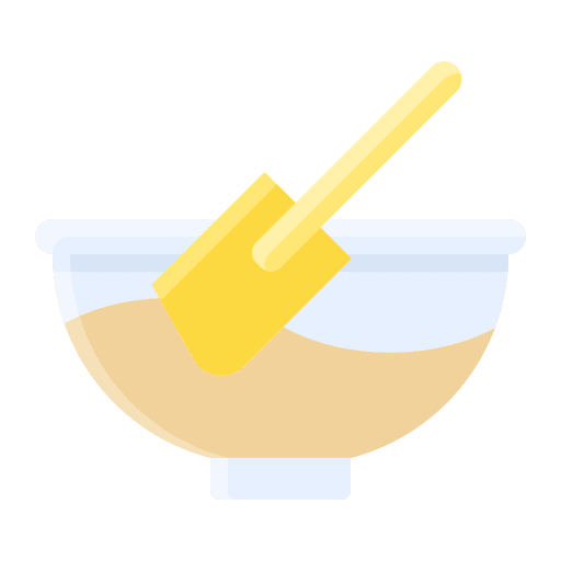 Mixing food and restaurant food mix icon