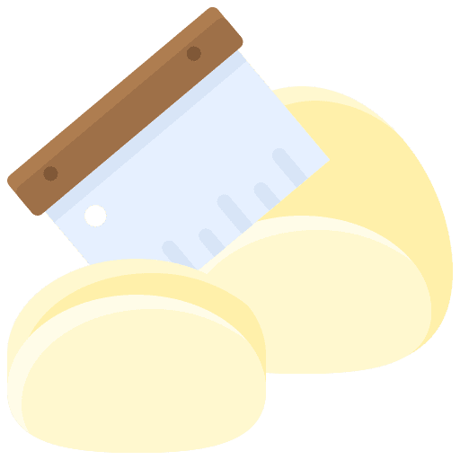 Scraper dough cooking scraper icon