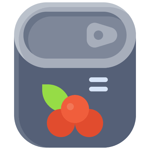 Canned food food and restaurant vegan can icon