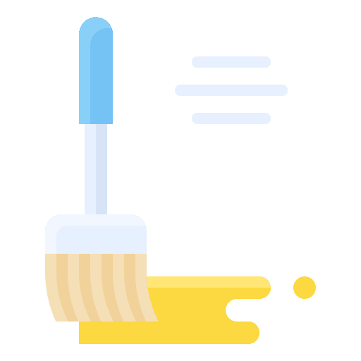 Pastry brush food food and restaurant brush icon