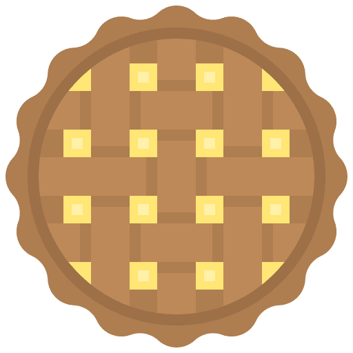 Pie bakery shop food and restaurant pie icon