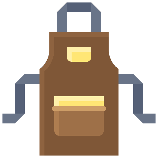 Apron fashion security protective icon