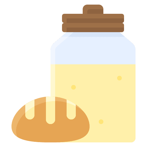 Bread honey food sweet icon