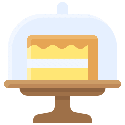 Cake dessert sweet food bakery icon