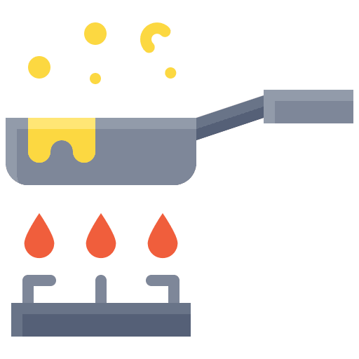 Cooking frying cooking pan icon