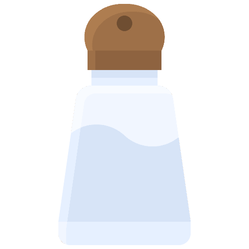 Salt pepper bottle cooking icon