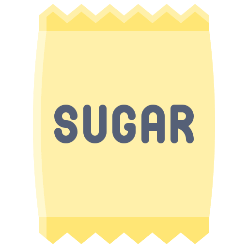 Sugar food sweet food and restaurant icon