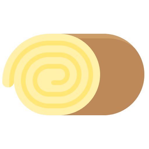 Swiss roll swiss roll christmas food and restaurant icon
