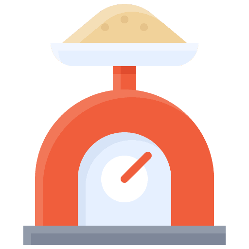 Food scale weight scale food scale weighing machine icon