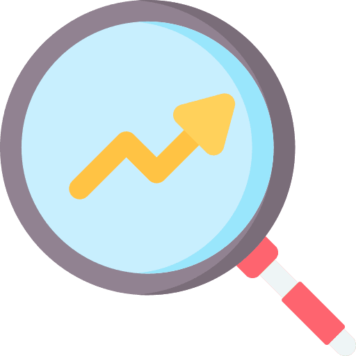 Seo seo and web statistic magnifier icon Seo seo and web statistic magnifier icon