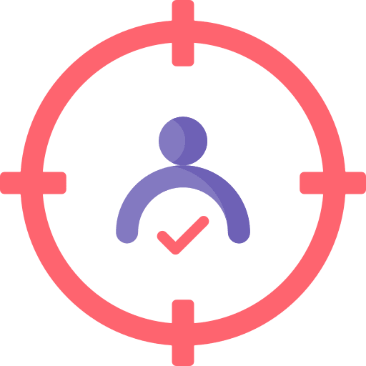 Target audience seo sem audience user icon Target audience seo sem audience user icon
