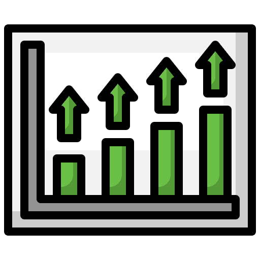 Bar graph graph analysis business and finance icon Bar graph graph analysis business and finance icon