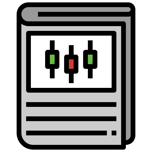Trading blank paper paper blank page icon