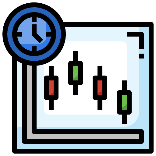 Time waiting business and finance position icon Time waiting business and finance position icon