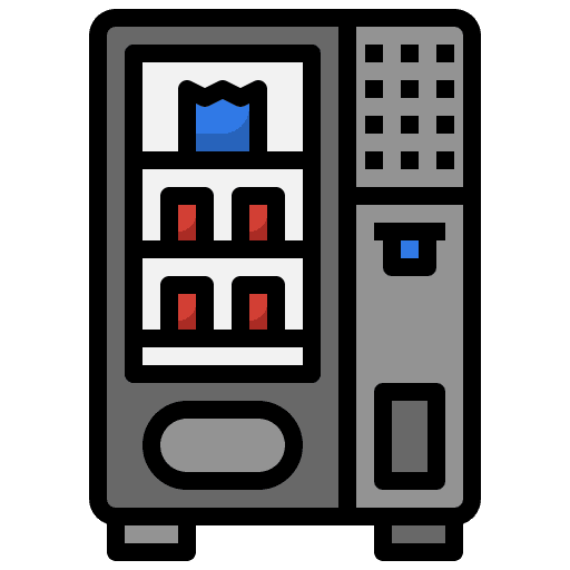 Vending machine automatic snacks vending machine icon