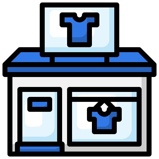 Clothing shop store fashion shop icon Clothing shop store fashion shop icon