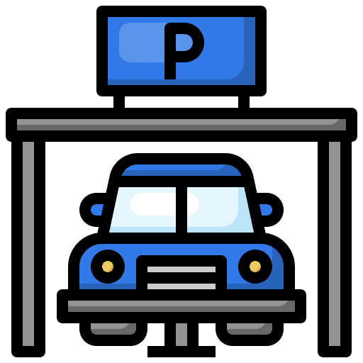 Parking transportation vehicle traffic sign icon Parking transportation vehicle traffic sign icon