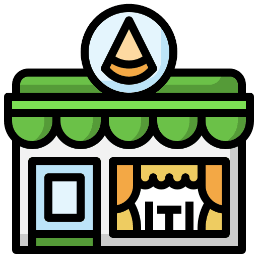 Pizza shop restaurant shop pizza shop icon Pizza shop restaurant shop pizza shop icon