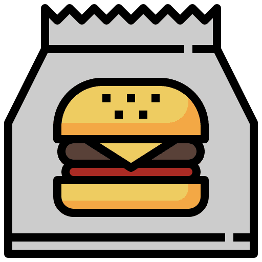 Take away take out packaging fast food icon Take away take out packaging fast food icon