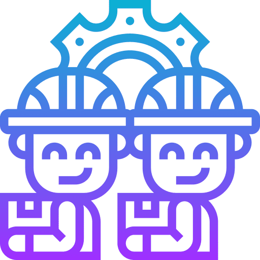 Assembly labour industry manufacturer icon
