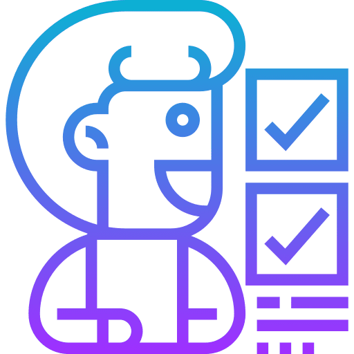 Checklist management examine task icon