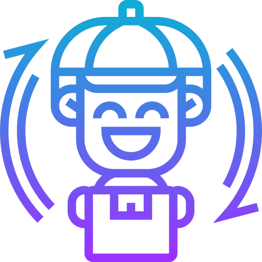 Product cardboard shipping and delivery lifecycle icon Product cardboard shipping and delivery lifecycle icon