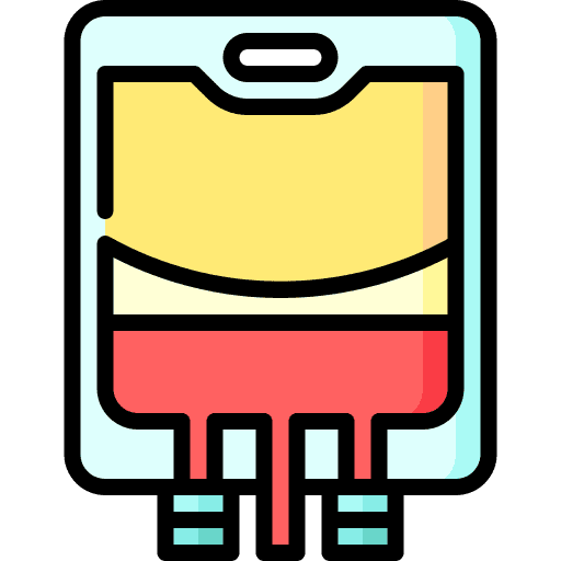 Blood bag plasma blood transfusion hospital icon