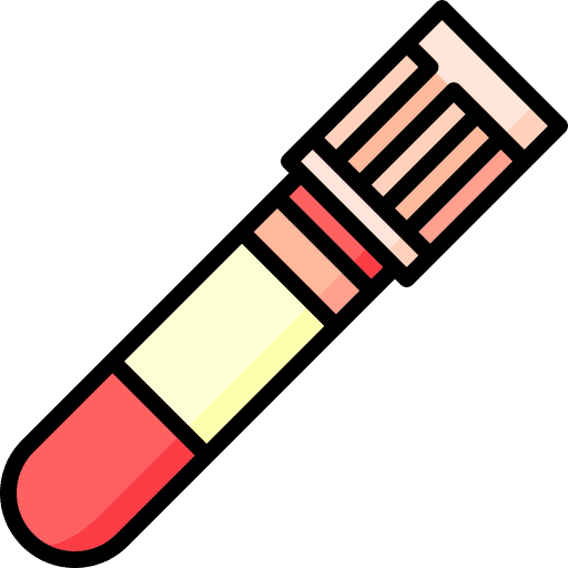Blood tube lab blood sample chemistry icon Blood tube lab blood sample chemistry icon