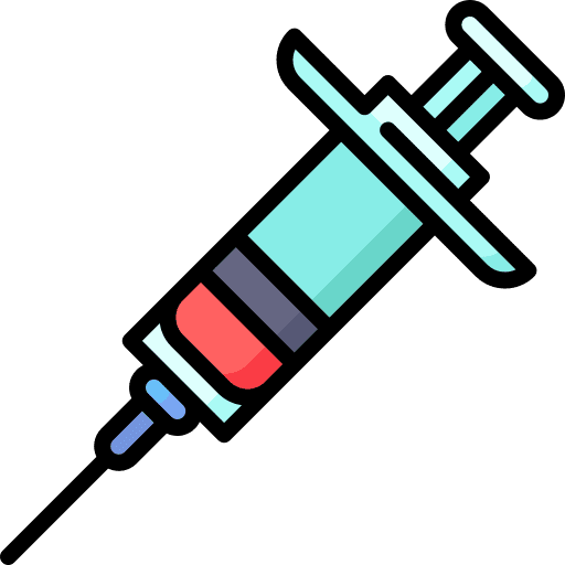 Syringe blood donation test medical tool icon Syringe blood donation test medical tool icon