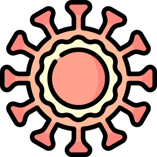 Virus virus disease healthcare and medical icon Virus virus disease healthcare and medical icon