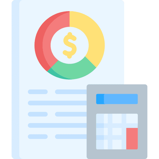 Budget cost business and finance money icon