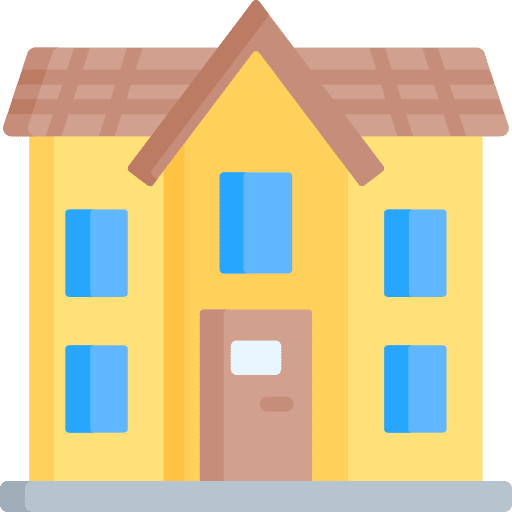 House real estate house construction icon