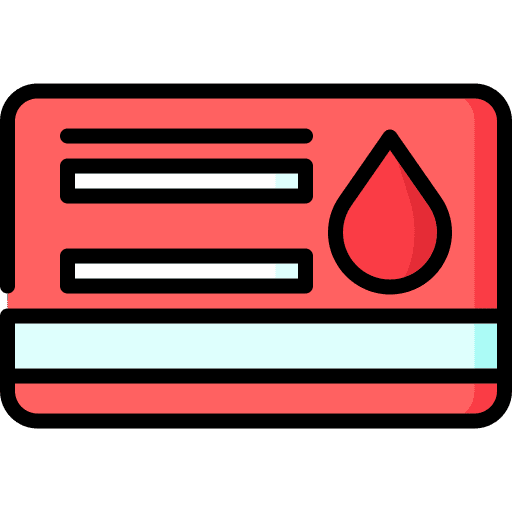 Id card blood donor card identity blood donation icon Id card blood donor card identity blood donation icon